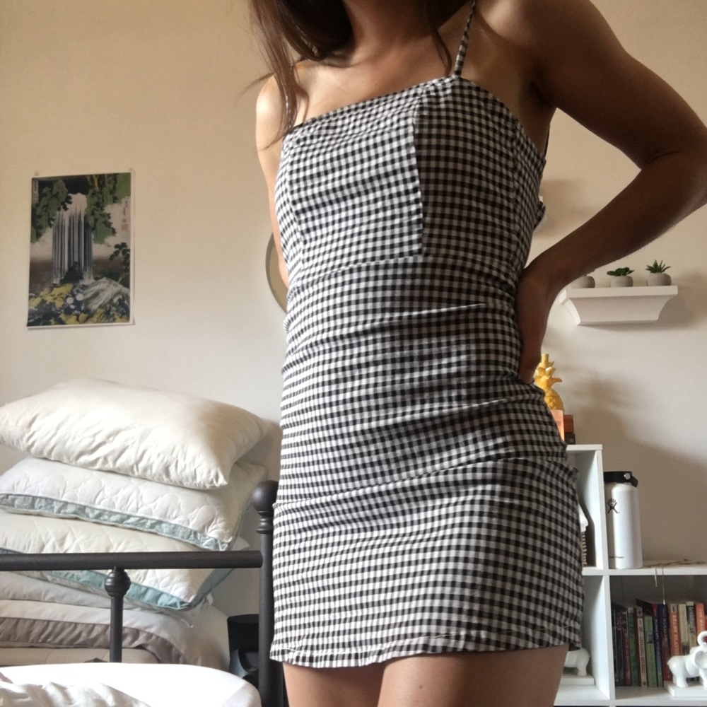 Gingham Mini Dress